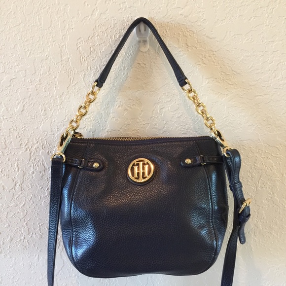 Tommy Hilfiger Handbags - Tommy Hilfiger Navy Leather Handbag